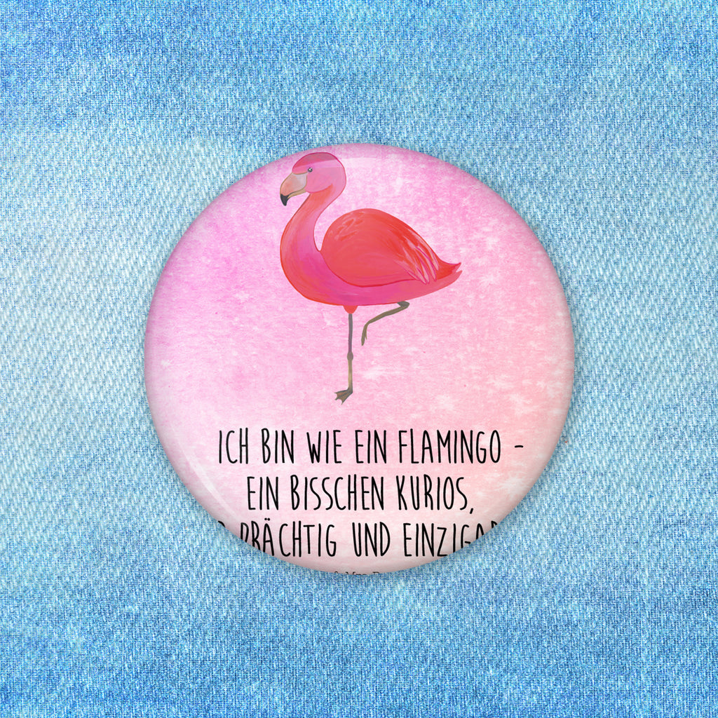 50mm Button Flamingo classic 50mm Button, Button, Pin, Anstecknadel, Flamingo, Einzigartig, Selbstliebe, Stolz, ich, für mich, Spruch, Freundin, Freundinnen, Außenseiter, Sohn, Tochter, Geschwister