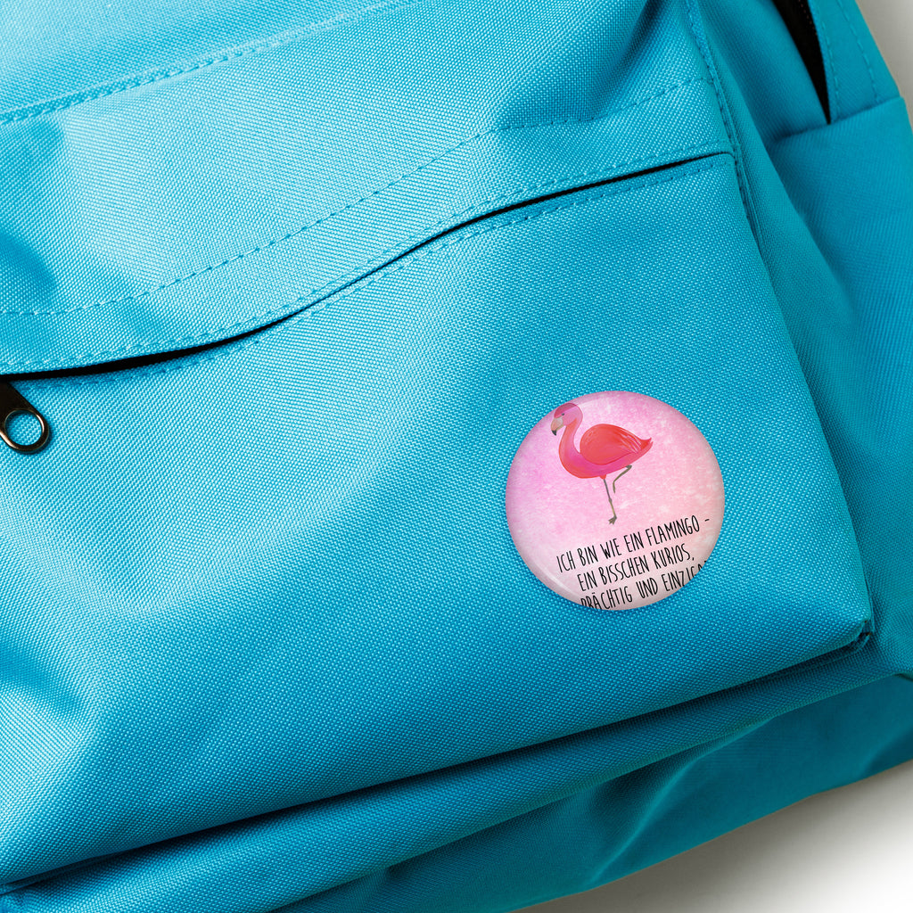 50mm Button Flamingo classic 50mm Button, Button, Pin, Anstecknadel, Flamingo, Einzigartig, Selbstliebe, Stolz, ich, für mich, Spruch, Freundin, Freundinnen, Außenseiter, Sohn, Tochter, Geschwister