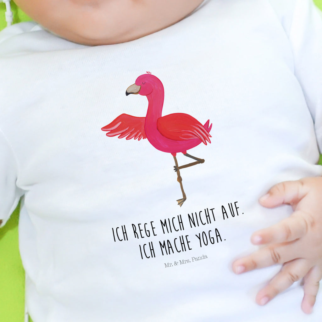 3-6 Monate Baby Longsleeve Flamingo Yoga Mädchen, Jungen, Baby, Langarm, Bio, Kleidung, Flamingo, Vogel, Yoga, Namaste, Achtsamkeit, Yoga-Übung, Entspannung, Ärger, Aufregen, Tiefenentspannung