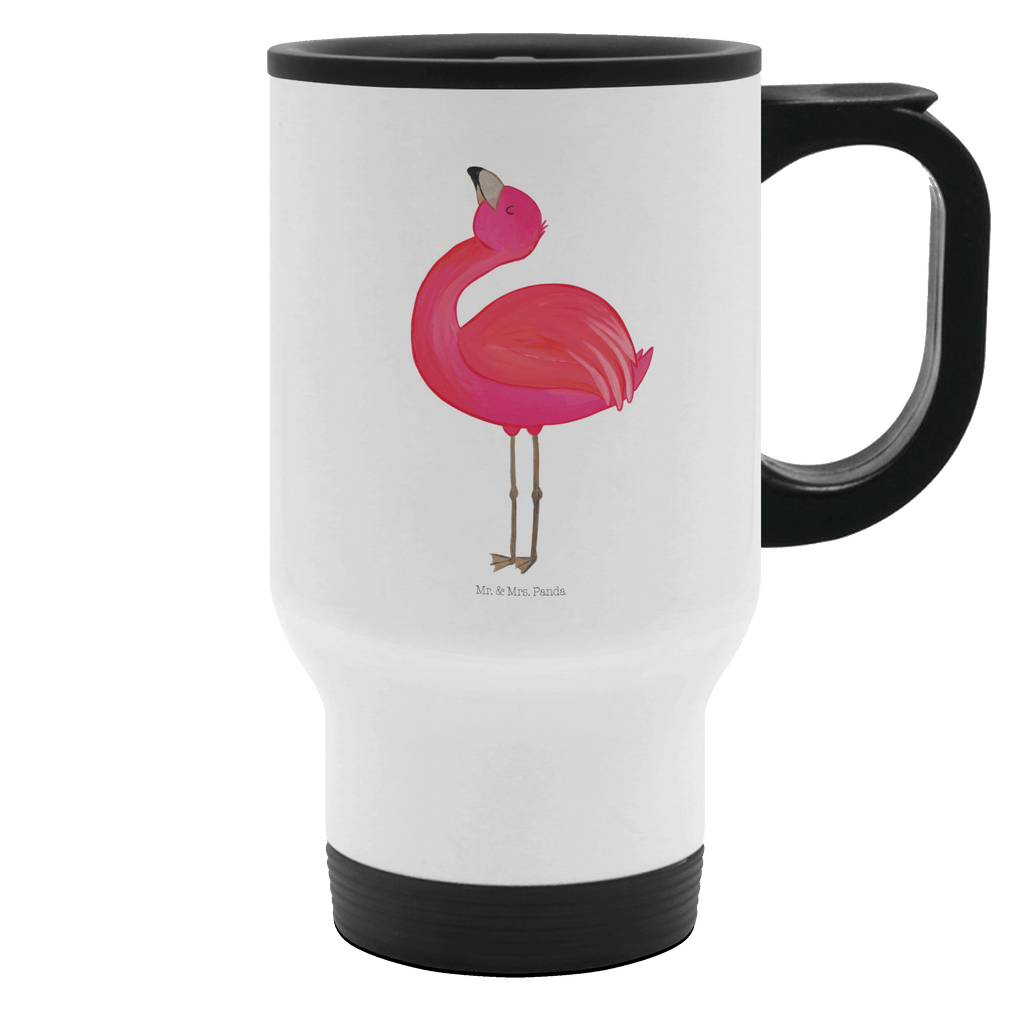 Thermobecher Flamingo stolz Thermobecher, To Go Becher, Thermotasse, Kaffeebecher, Isolierbecher, Thermobecher To Go, Warmhaltetasse, Edelstahlbecher, Reisebecher, Tasse mit Deckel, Thermobecher für 400 ml, Kaffeetasse zum Mitnehmen, Tasse zum Mitnehmen, Spülmaschinenfest, Flamingo, stolz, Freude, Selbstliebe, Selbstakzeptanz, Freundin, beste Freundin, Tochter, Mama, Schwester
