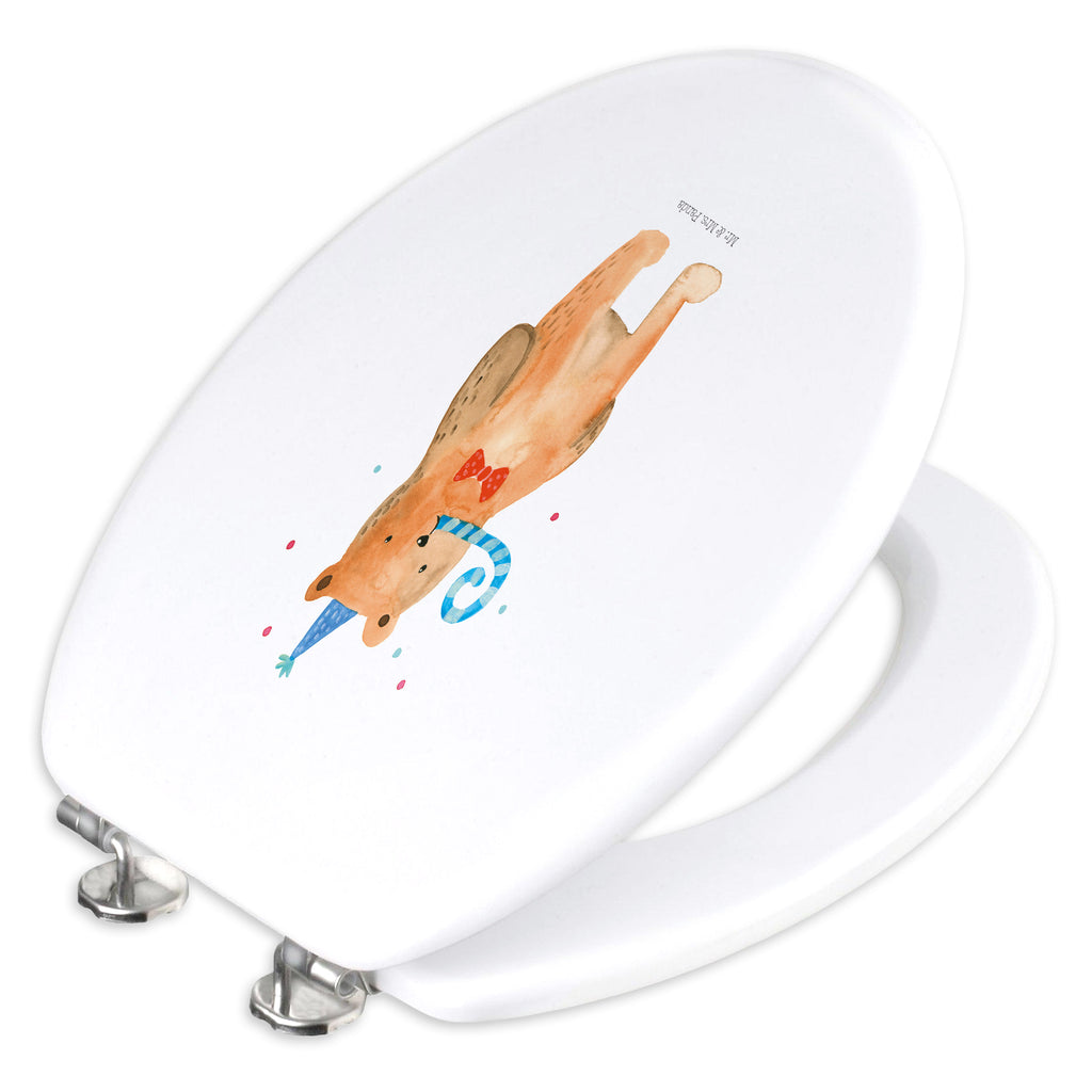 Motiv WC Sitz Birthday Bär Klobrille, Klodeckel, Toilettendeckel, WC-Sitz, Toilette, Bär, Teddy, Teddybär, Happy Birthday, Alles Gute, Glückwunsch, Geburtstag