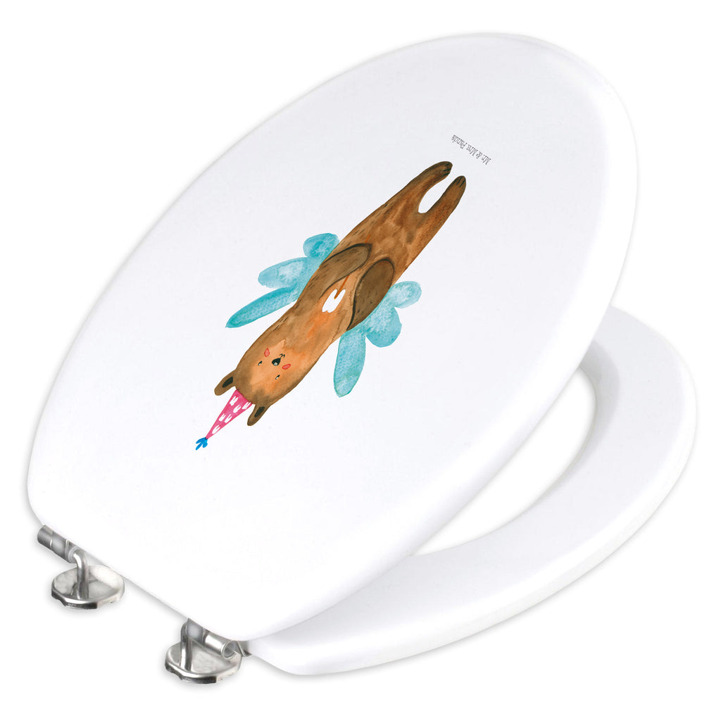Motiv WC Sitz Zahnfee Bär Klobrille, Klodeckel, Toilettendeckel, WC-Sitz, Toilette, Bär, Teddy, Teddybär, Zahnfee, Fee, Milchzahn, Erster Zahn