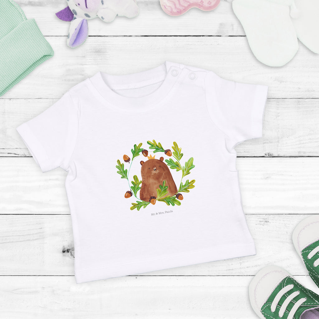 Organic Baby Shirt Bär König Baby T-Shirt, Jungen Baby T-Shirt, Mädchen Baby T-Shirt, Shirt, Bär, Teddy, Teddybär, Papa, Papa Bär, bester Vater, bester Papa, weltbester Papa, Vatertag, Vater, Dad, Daddy, Papi