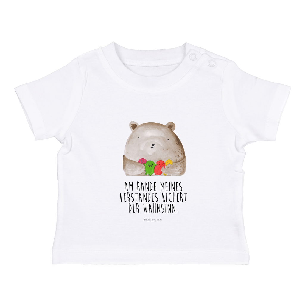 Organic Baby Shirt Bär Gefühl Baby T-Shirt, Jungen Baby T-Shirt, Mädchen Baby T-Shirt, Shirt, Bär, Teddy, Teddybär, Wahnsinn, Verrückt, Durchgedreht
