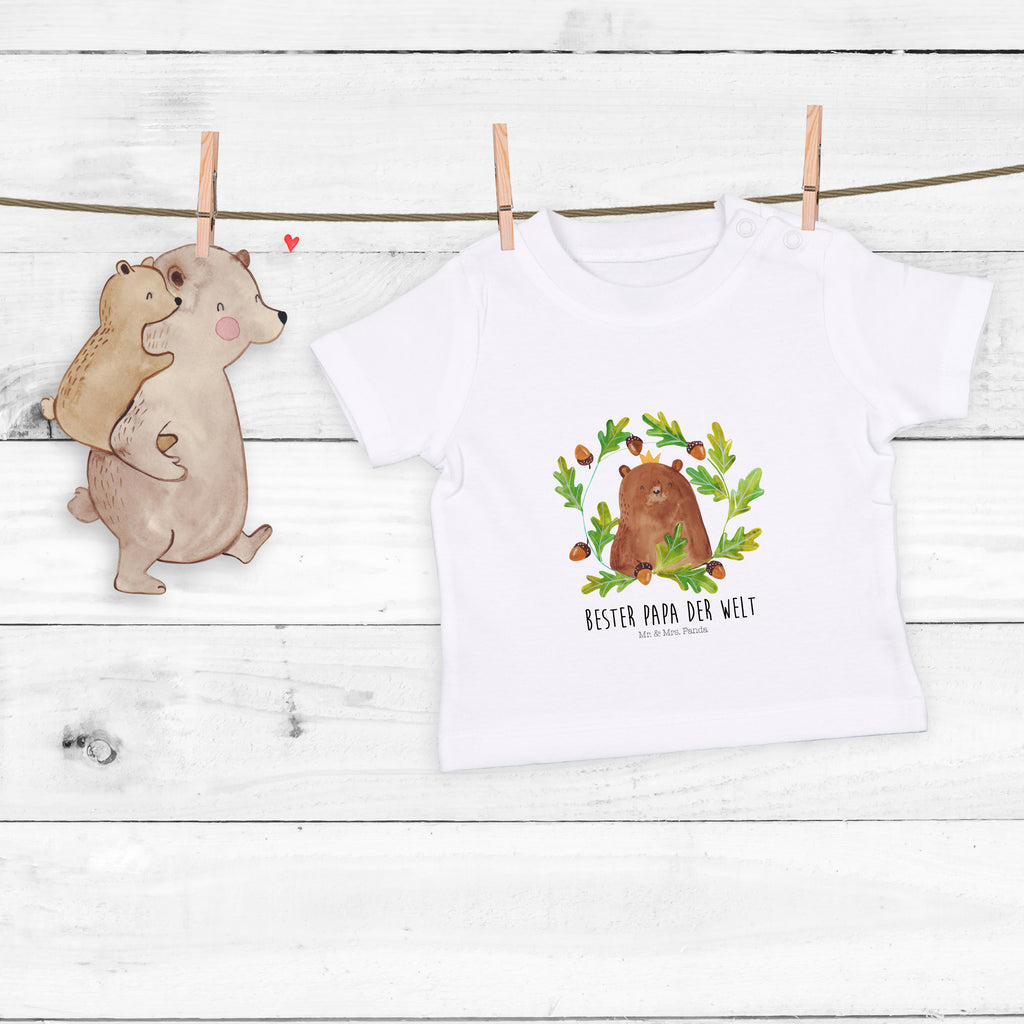 Organic Baby Shirt Bär König Baby T-Shirt, Jungen Baby T-Shirt, Mädchen Baby T-Shirt, Shirt, Bär, Teddy, Teddybär, Papa, Papa Bär, bester Vater, bester Papa, weltbester Papa, Vatertag, Vater, Dad, Daddy, Papi