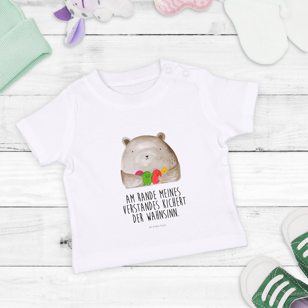 Organic Baby Shirt Bär Gefühl Baby T-Shirt, Jungen Baby T-Shirt, Mädchen Baby T-Shirt, Shirt, Bär, Teddy, Teddybär, Wahnsinn, Verrückt, Durchgedreht
