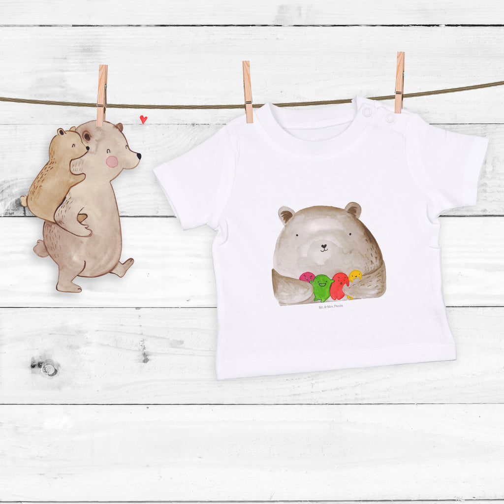Organic Baby Shirt Bär Gefühl Baby T-Shirt, Jungen Baby T-Shirt, Mädchen Baby T-Shirt, Shirt, Bär, Teddy, Teddybär, Wahnsinn, Verrückt, Durchgedreht