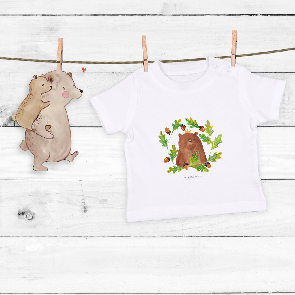 Organic Baby Shirt Bär König Baby T-Shirt, Jungen Baby T-Shirt, Mädchen Baby T-Shirt, Shirt, Bär, Teddy, Teddybär, Papa, Papa Bär, bester Vater, bester Papa, weltbester Papa, Vatertag, Vater, Dad, Daddy, Papi