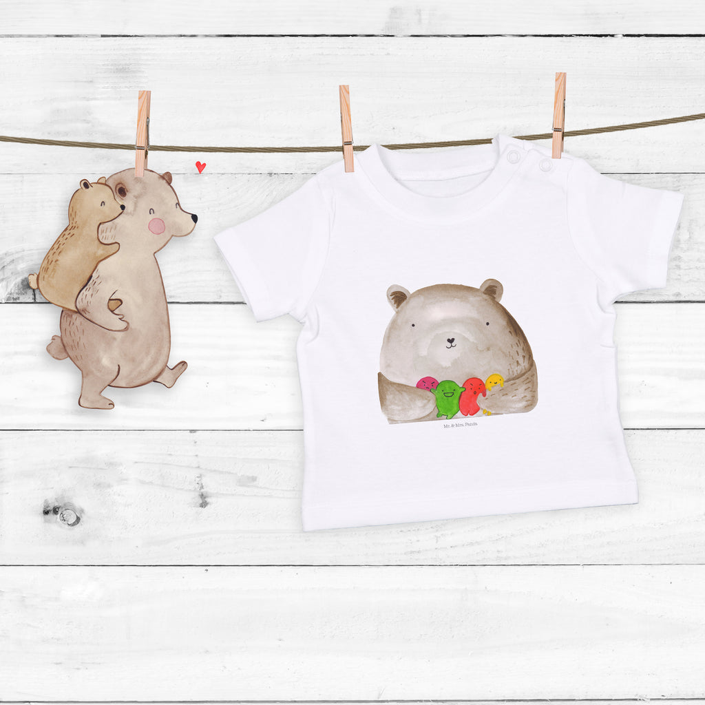 Organic Baby Shirt Bär Gefühl Baby T-Shirt, Jungen Baby T-Shirt, Mädchen Baby T-Shirt, Shirt, Bär, Teddy, Teddybär, Wahnsinn, Verrückt, Durchgedreht