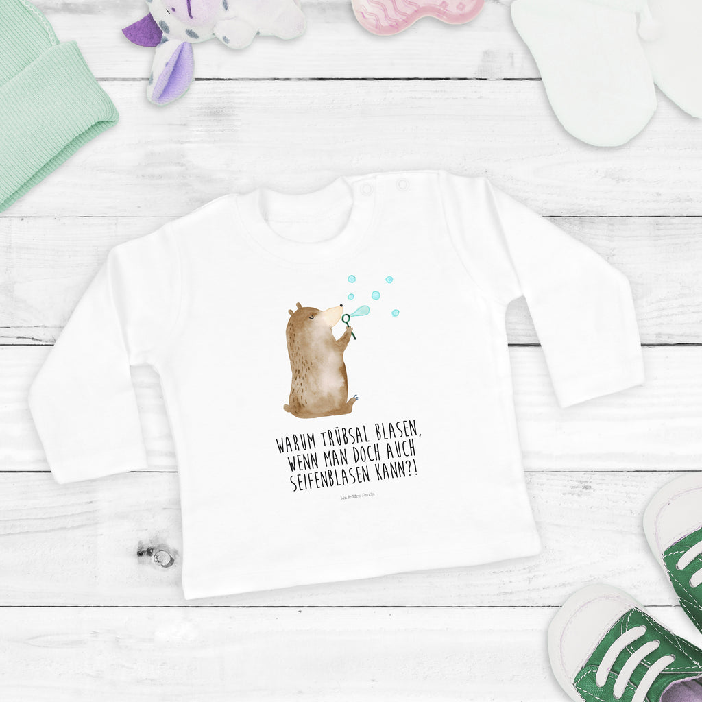 12-18 Monate Baby Longsleeve Bär Seifenblasen Mädchen, Jungen, Baby, Langarm, Bio, Kleidung, Bär, Teddy, Teddybär, Seifenblasen Bär Lustig Sein Glücklich Traurig Happy