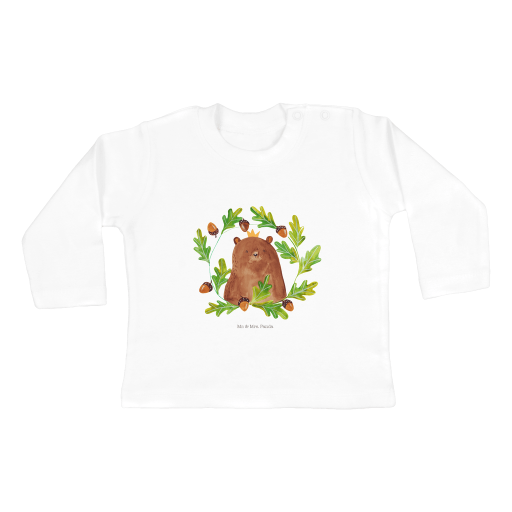 12-18 Monate Baby Longsleeve Bär König Mädchen, Jungen, Baby, Langarm, Bio, Kleidung, Bär, Teddy, Teddybär, Papa, Papa Bär, bester Vater, bester Papa, weltbester Papa, Vatertag, Vater, Dad, Daddy, Papi
