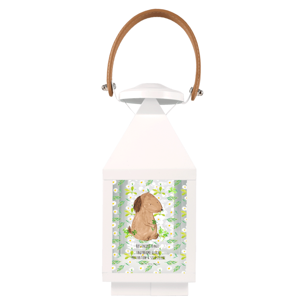Deko Laterne Hund Kleeblatt Gartenlampe, Gartenleuchte, Gartendekoration, Gartenlicht, Laterne  kleine Laternen, XXL Laternen, Laterne groß, Hund, Hundemotiv, Haustier, Hunderasse, Tierliebhaber, Hundebesitzer, Sprüche, Kleeblatt, Glück, Tagträume, Motivation, Neuanfang, Geschenk, Glücksbringer, Selbstliebe, Achtsamkeit