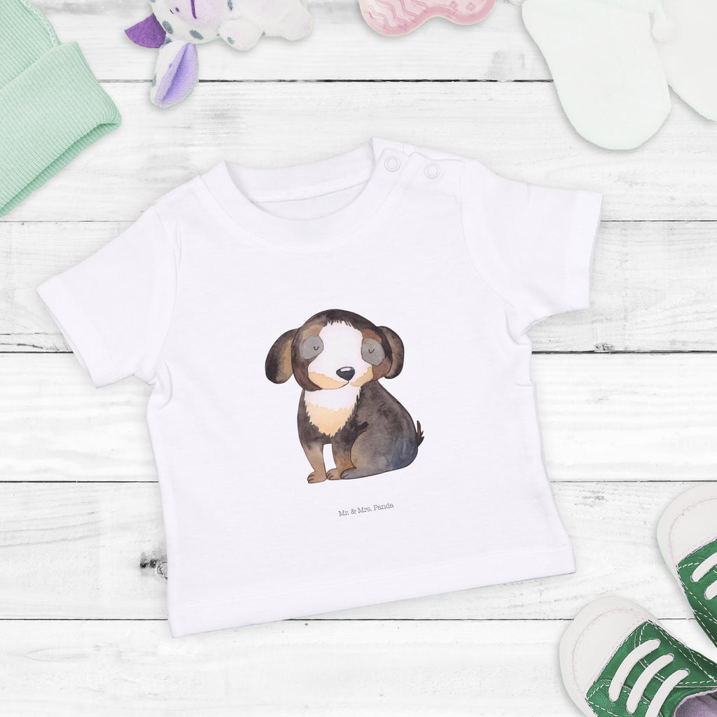 Organic Baby Shirt Hund entspannt Baby T-Shirt, Jungen Baby T-Shirt, Mädchen Baby T-Shirt, Shirt, Hund, Hundemotiv, Haustier, Hunderasse, Tierliebhaber, Hundebesitzer, Sprüche, schwarzer Hund, Hundeliebe, Liebe, Hundeglück