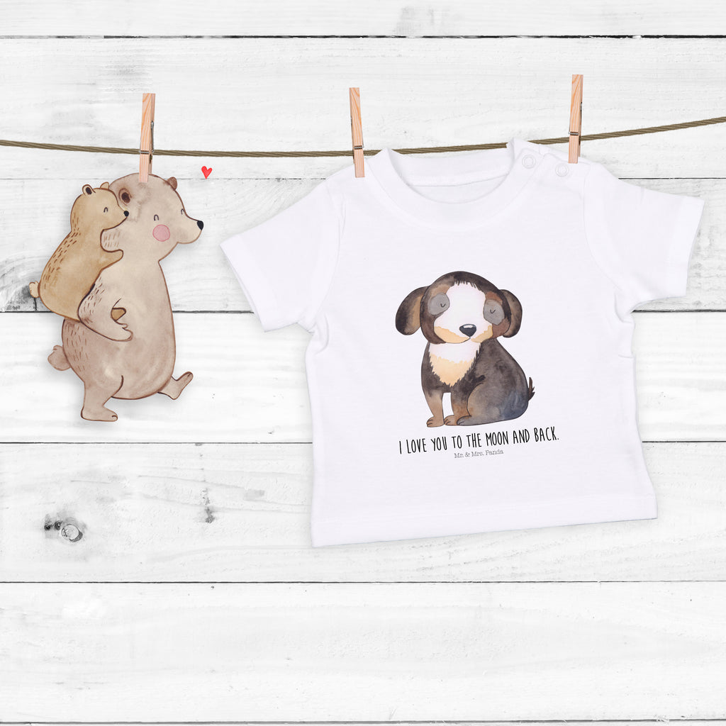 Organic Baby Shirt Hund entspannt Baby T-Shirt, Jungen Baby T-Shirt, Mädchen Baby T-Shirt, Shirt, Hund, Hundemotiv, Haustier, Hunderasse, Tierliebhaber, Hundebesitzer, Sprüche, schwarzer Hund, Hundeliebe, Liebe, Hundeglück