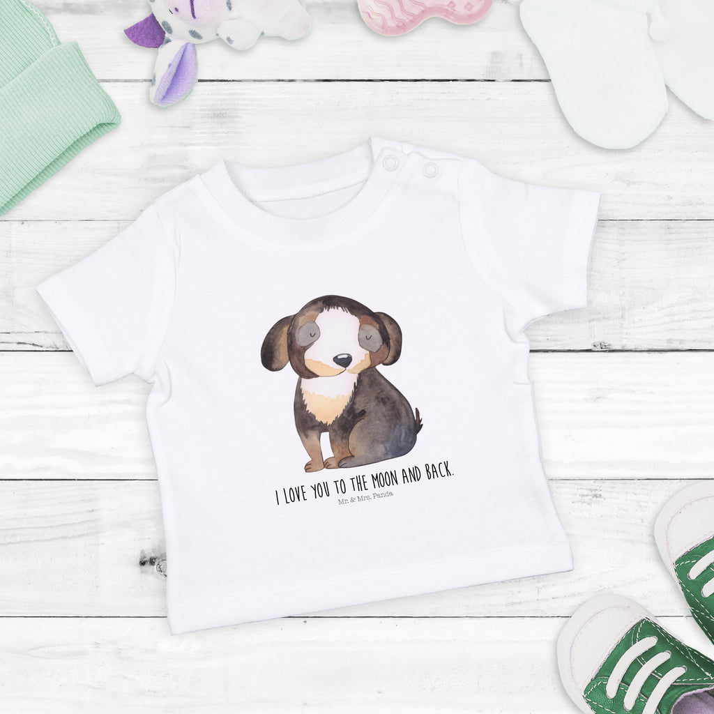 Organic Baby Shirt Hund entspannt Baby T-Shirt, Jungen Baby T-Shirt, Mädchen Baby T-Shirt, Shirt, Hund, Hundemotiv, Haustier, Hunderasse, Tierliebhaber, Hundebesitzer, Sprüche, schwarzer Hund, Hundeliebe, Liebe, Hundeglück