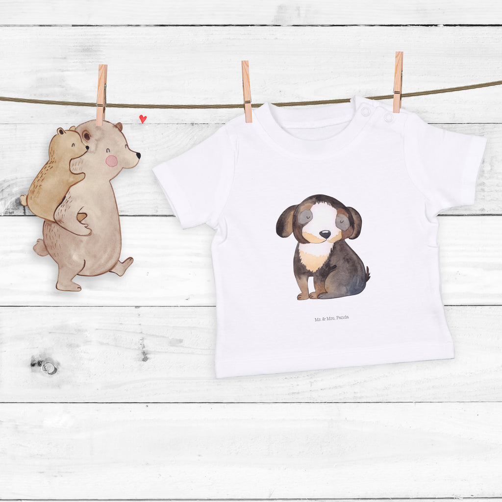Organic Baby Shirt Hund entspannt Baby T-Shirt, Jungen Baby T-Shirt, Mädchen Baby T-Shirt, Shirt, Hund, Hundemotiv, Haustier, Hunderasse, Tierliebhaber, Hundebesitzer, Sprüche, schwarzer Hund, Hundeliebe, Liebe, Hundeglück