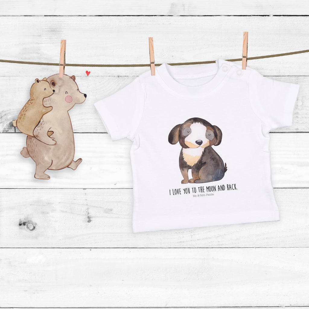 Organic Baby Shirt Hund entspannt Baby T-Shirt, Jungen Baby T-Shirt, Mädchen Baby T-Shirt, Shirt, Hund, Hundemotiv, Haustier, Hunderasse, Tierliebhaber, Hundebesitzer, Sprüche, schwarzer Hund, Hundeliebe, Liebe, Hundeglück