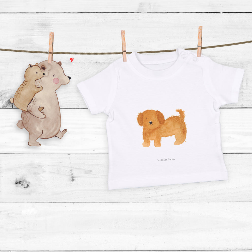 Organic Baby Shirt Hund flauschig Baby T-Shirt, Jungen Baby T-Shirt, Mädchen Baby T-Shirt, Shirt, Hund, Hundemotiv, Haustier, Hunderasse, Tierliebhaber, Hundebesitzer, Sprüche, Hunde, Frauchen, Hundemama, Hundeliebe