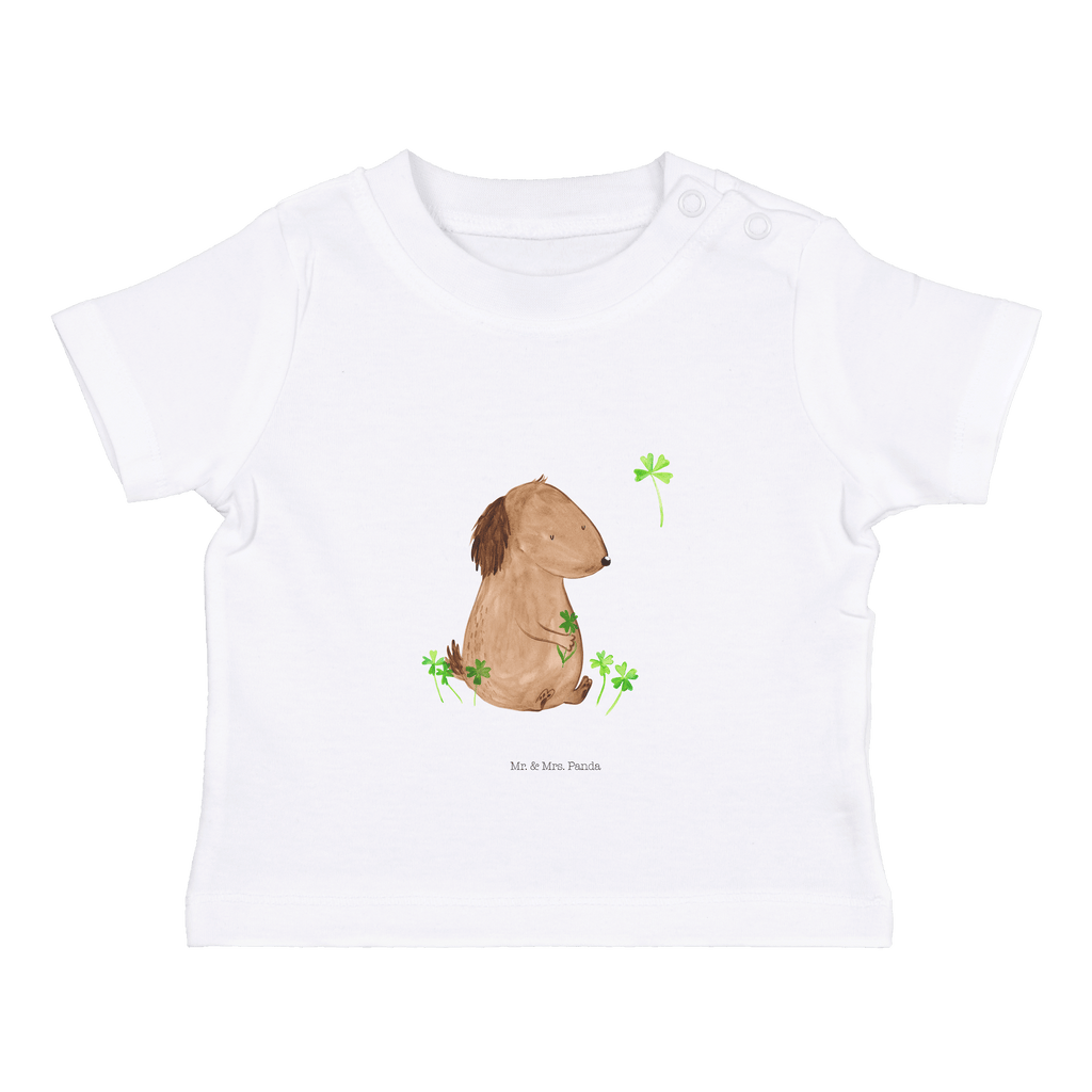 Organic Baby Shirt Hund Kleeblatt Baby T-Shirt, Jungen Baby T-Shirt, Mädchen Baby T-Shirt, Shirt, Hund, Hundemotiv, Haustier, Hunderasse, Tierliebhaber, Hundebesitzer, Sprüche, Kleeblatt, Glück, Tagträume, Motivation, Neuanfang, Geschenk, Glücksbringer, Selbstliebe, Achtsamkeit