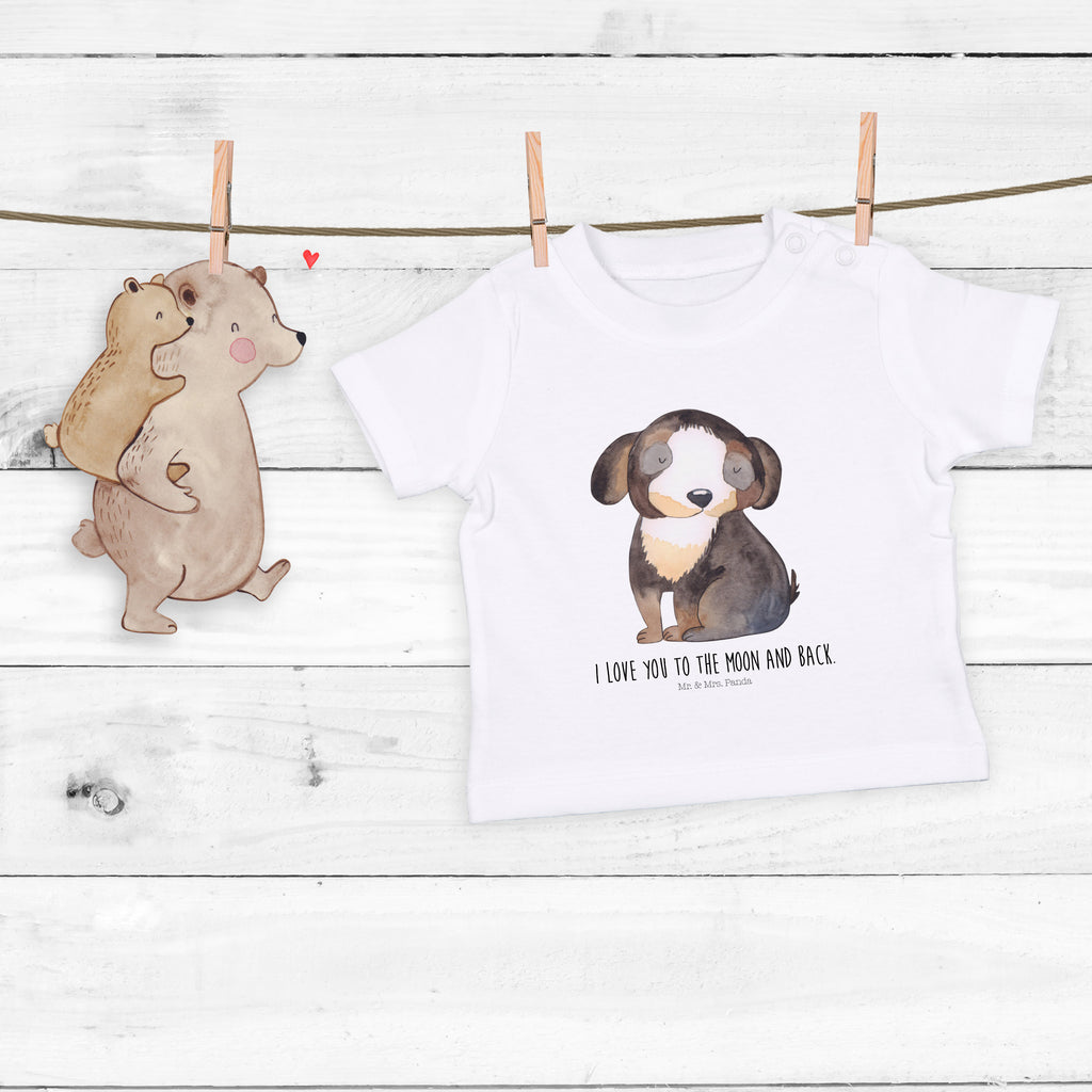 Organic Baby Shirt Hund entspannt Baby T-Shirt, Jungen Baby T-Shirt, Mädchen Baby T-Shirt, Shirt, Hund, Hundemotiv, Haustier, Hunderasse, Tierliebhaber, Hundebesitzer, Sprüche, schwarzer Hund, Hundeliebe, Liebe, Hundeglück