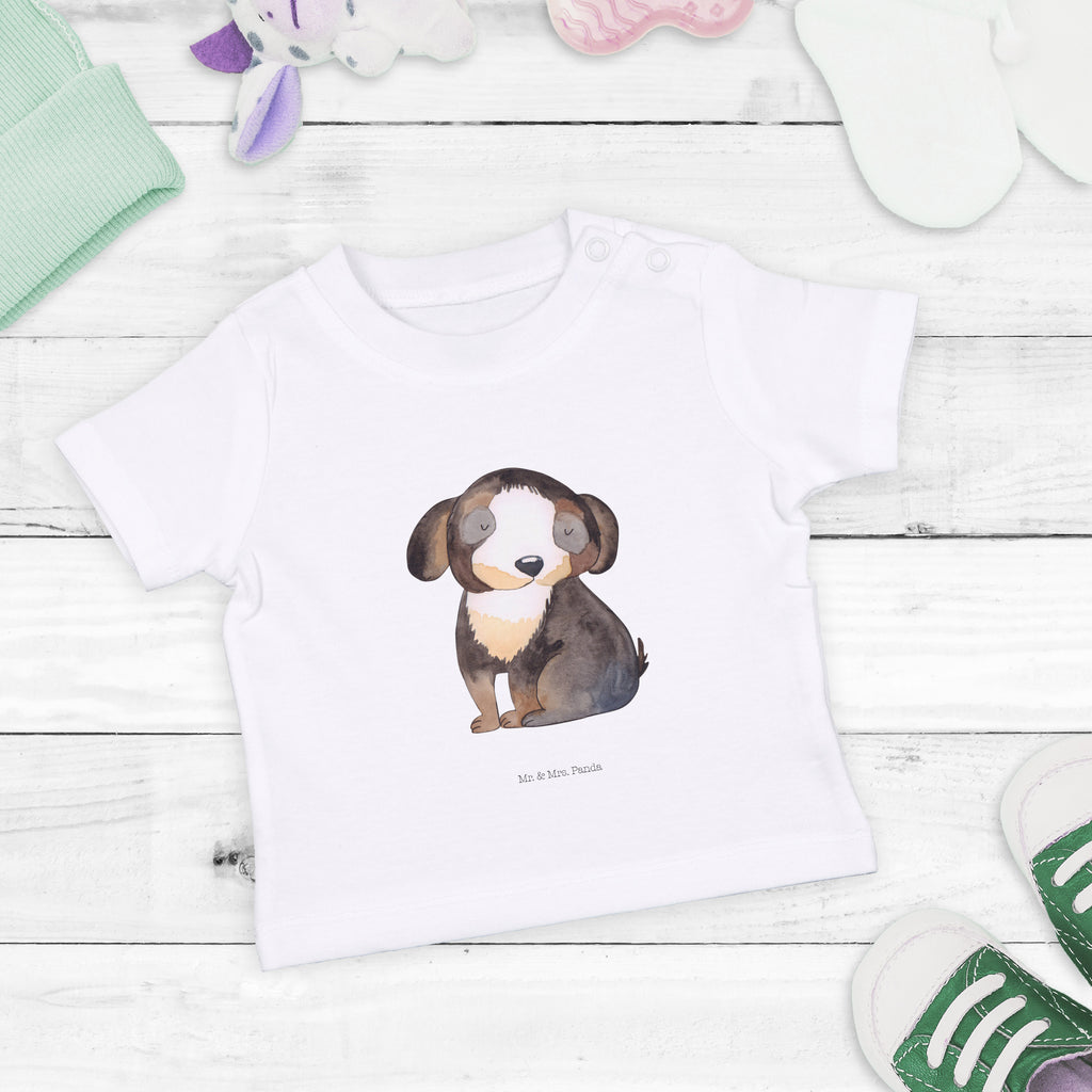 Organic Baby Shirt Hund entspannt Baby T-Shirt, Jungen Baby T-Shirt, Mädchen Baby T-Shirt, Shirt, Hund, Hundemotiv, Haustier, Hunderasse, Tierliebhaber, Hundebesitzer, Sprüche, schwarzer Hund, Hundeliebe, Liebe, Hundeglück