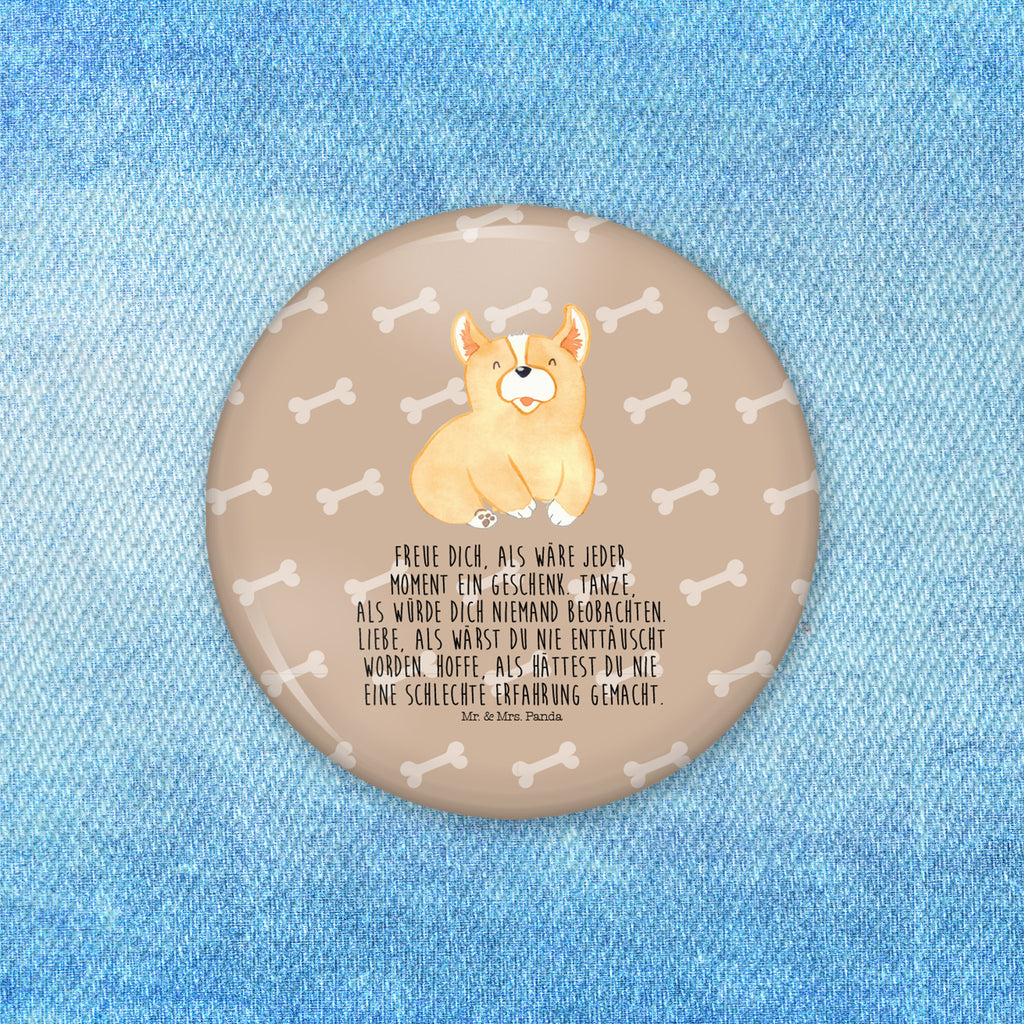 50mm Button Corgie 50mm Button, Button, Pin, Anstecknadel, Hund, Hundemotiv, Haustier, Hunderasse, Tierliebhaber, Hundebesitzer, Sprüche, Corgie, Welsh Corgie Pembroke, britisch, Motivation, Spruch, Hundespruch, Lebensfreude