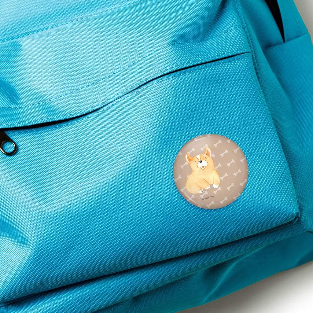 50mm Button Corgie 50mm Button, Button, Pin, Anstecknadel, Hund, Hundemotiv, Haustier, Hunderasse, Tierliebhaber, Hundebesitzer, Sprüche, Corgie, Welsh Corgie Pembroke, britisch, Motivation, Spruch, Hundespruch, Lebensfreude