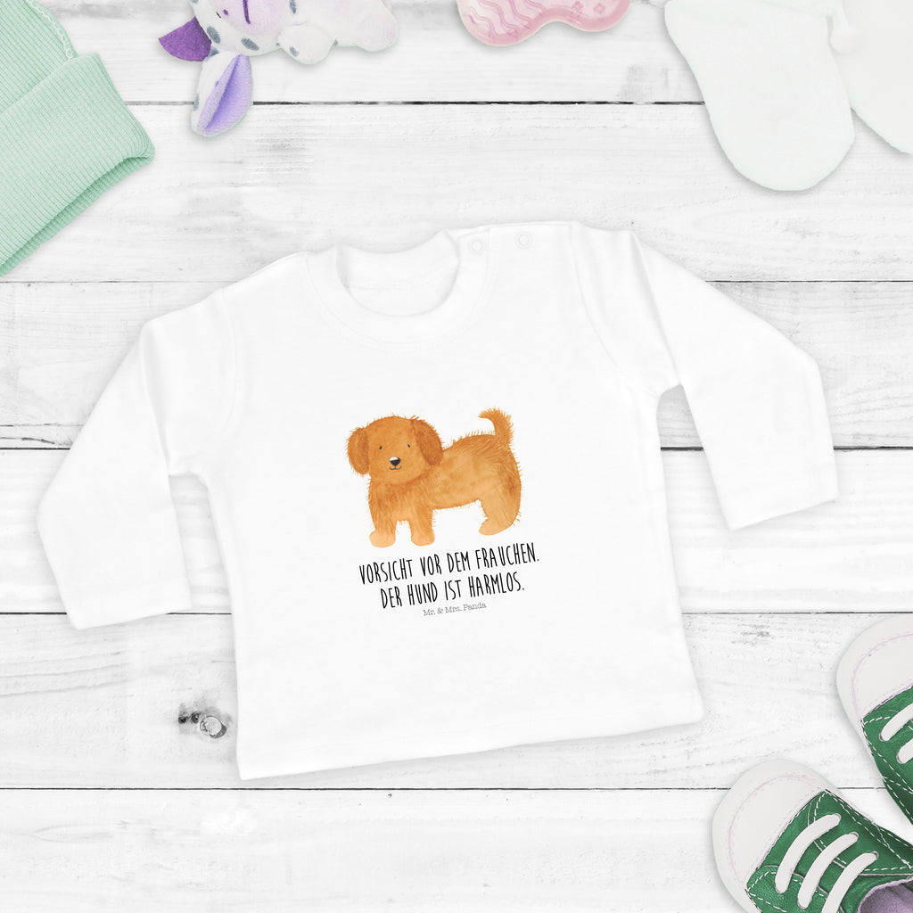 3-6 Monate Baby Longsleeve Hund flauschig Mädchen, Jungen, Baby, Langarm, Bio, Kleidung, Hund, Hundemotiv, Haustier, Hunderasse, Tierliebhaber, Hundebesitzer, Sprüche, Hunde, Frauchen, Hundemama, Hundeliebe
