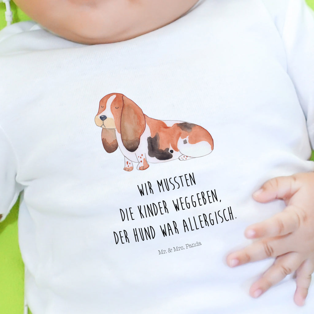 3-6 Monate Baby Longsleeve Hund Basset Hound Mädchen, Jungen, Baby, Langarm, Bio, Kleidung, Hund, Hundemotiv, Haustier, Hunderasse, Tierliebhaber, Hundebesitzer, Sprüche, Basset Hound, Basset, Hundeliebe, kinderlos