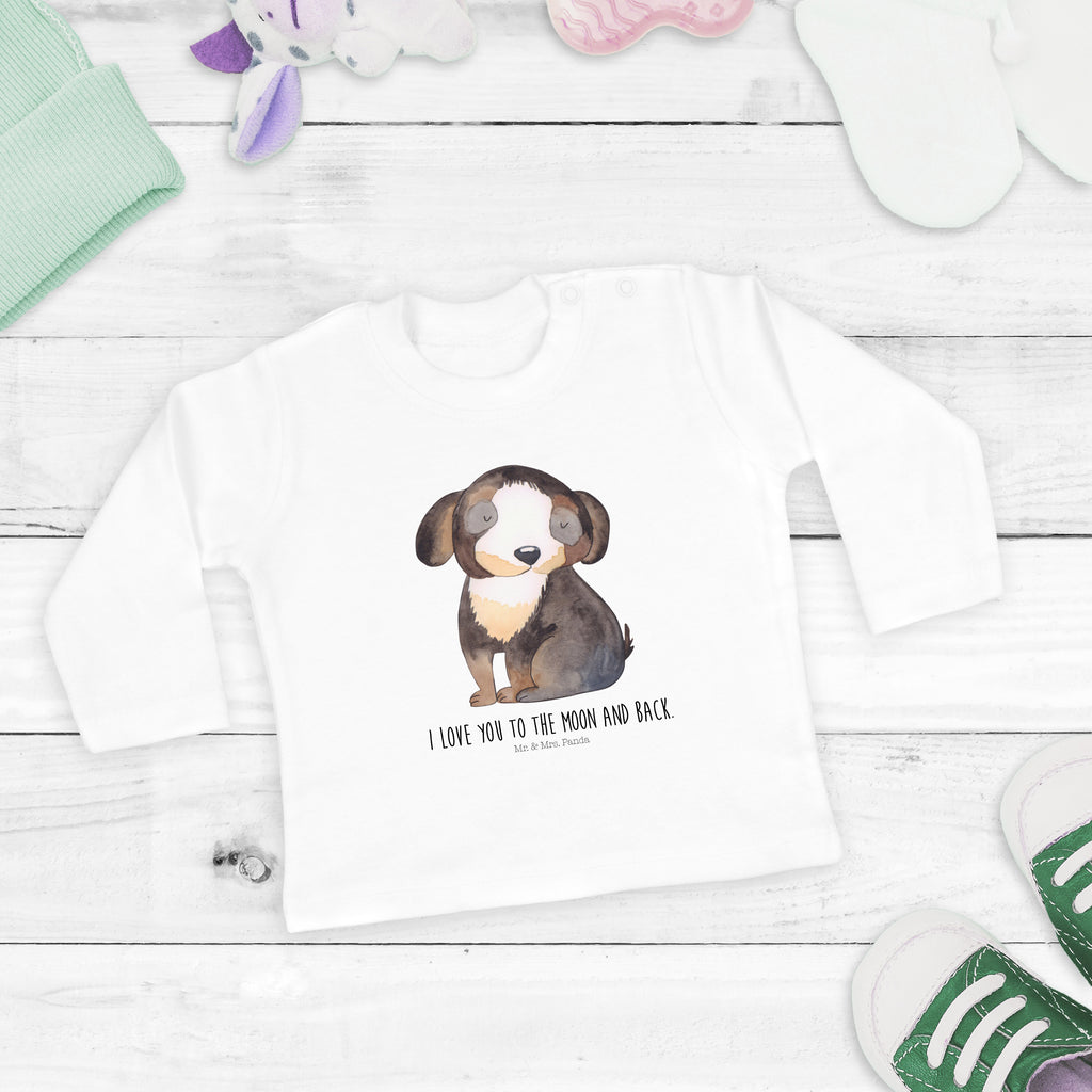 12-18 Monate Baby Longsleeve Hund entspannt Mädchen, Jungen, Baby, Langarm, Bio, Kleidung, Hund, Hundemotiv, Haustier, Hunderasse, Tierliebhaber, Hundebesitzer, Sprüche, schwarzer Hund, Hundeliebe, Liebe, Hundeglück