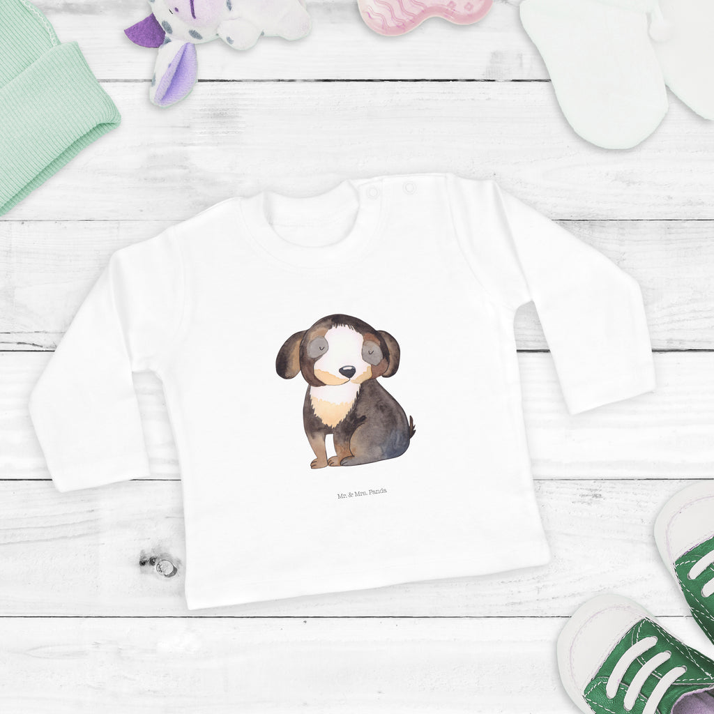 12-18 Monate Baby Longsleeve Hund entspannt Mädchen, Jungen, Baby, Langarm, Bio, Kleidung, Hund, Hundemotiv, Haustier, Hunderasse, Tierliebhaber, Hundebesitzer, Sprüche, schwarzer Hund, Hundeliebe, Liebe, Hundeglück
