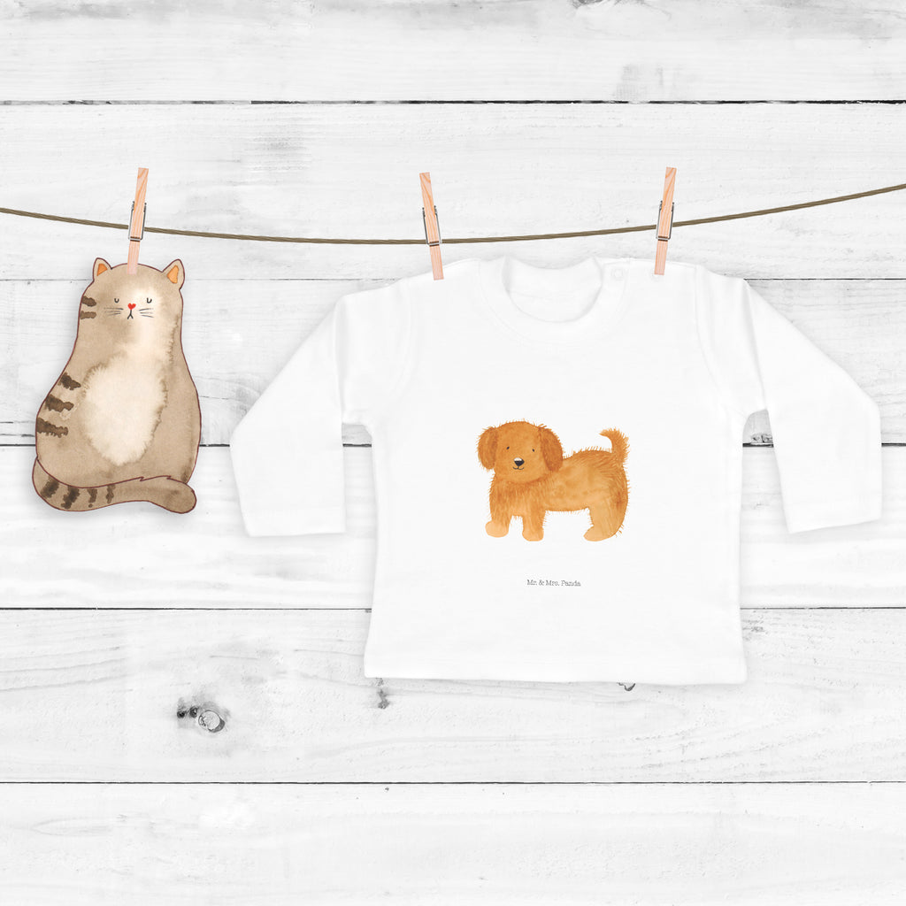 3-6 Monate Baby Longsleeve Hund flauschig Mädchen, Jungen, Baby, Langarm, Bio, Kleidung, Hund, Hundemotiv, Haustier, Hunderasse, Tierliebhaber, Hundebesitzer, Sprüche, Hunde, Frauchen, Hundemama, Hundeliebe