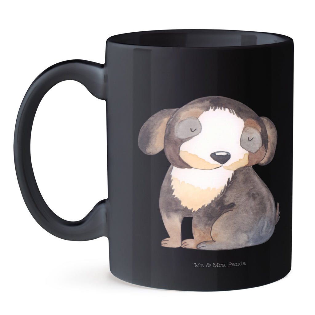Tasse Hund entspannt Hund, schwarzer Hund, Hundeliebe, Liebe, Hundeglück Becher, Kaffeetasse, Kaffeebecher, Tee, Frühstück, Büro  Hund, Hundemotiv, Haustier, Hunderasse, Tierliebhaber, Hundebesitzer, Sprüche