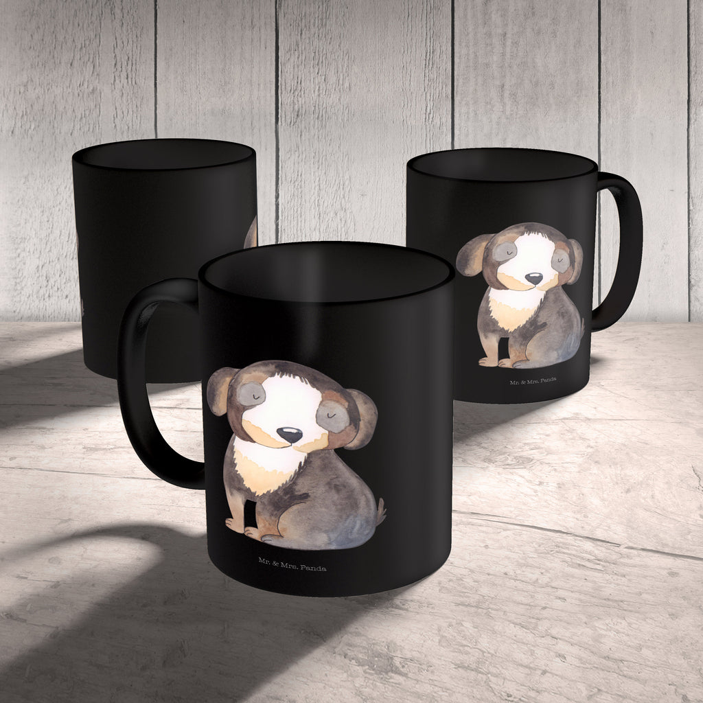 Tasse Hund entspannt Hund, schwarzer Hund, Hundeliebe, Liebe, Hundeglück Becher, Kaffeetasse, Kaffeebecher, Tee, Frühstück, Büro  Hund, Hundemotiv, Haustier, Hunderasse, Tierliebhaber, Hundebesitzer, Sprüche