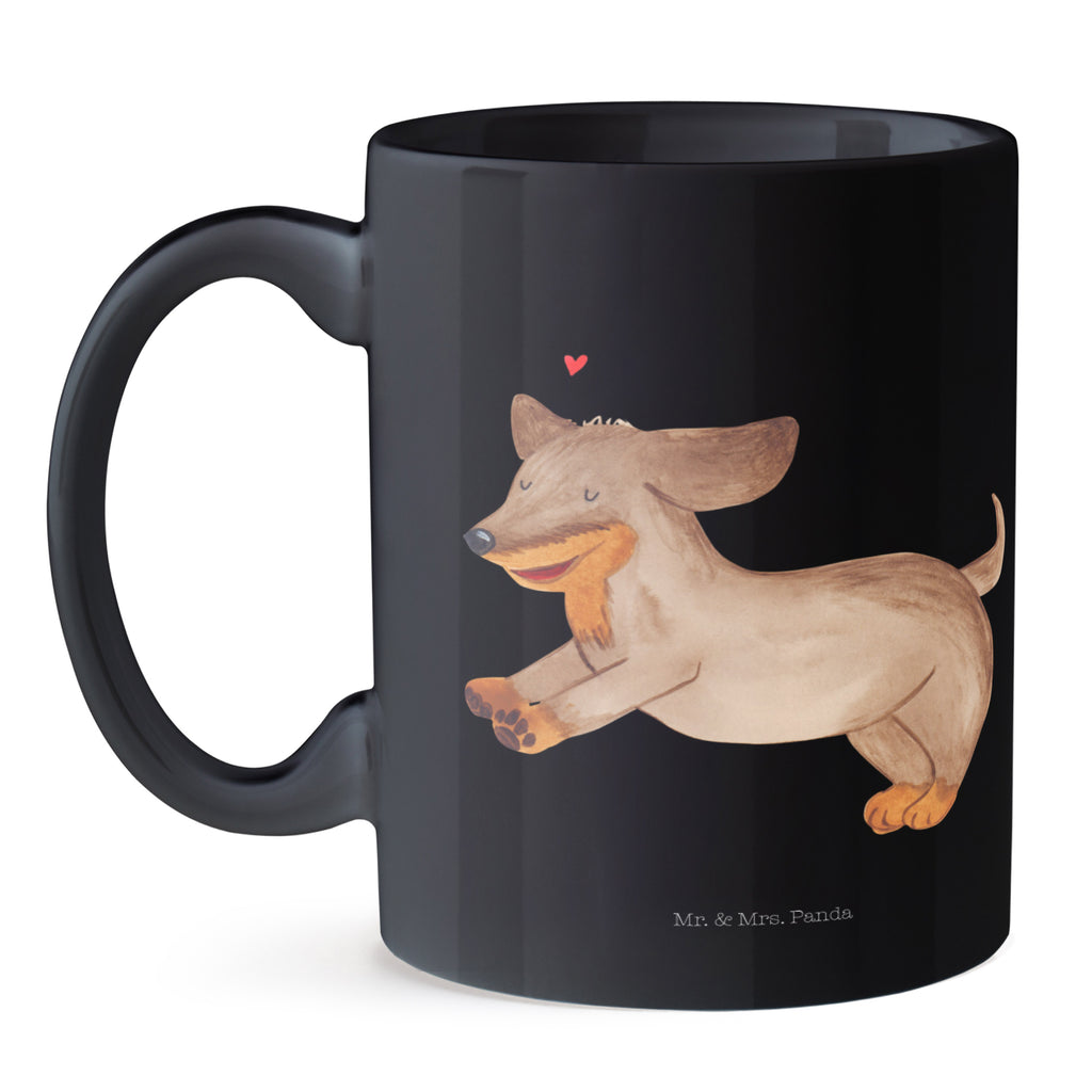 Tasse Hund Dackel fröhlich Hund, Hunde, Dackel, Dachshund, happy dog Becher, Kaffeetasse, Kaffeebecher, Tee, Frühstück, Büro  Hund, Hundemotiv, Haustier, Hunderasse, Tierliebhaber, Hundebesitzer, Sprüche