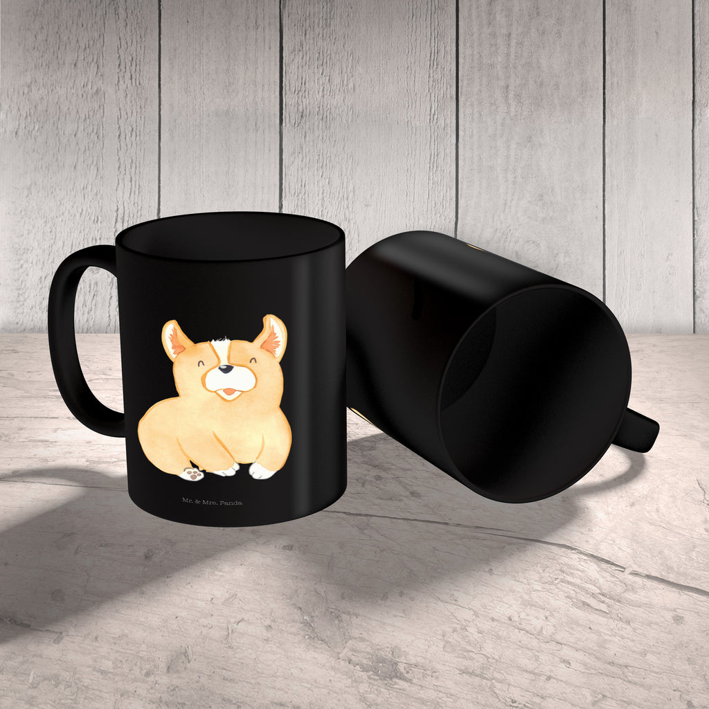 Tasse Corgie Corgie, Hund, Welsh Corgie Pembroke, britisch, Motivation, Spruch, Sprüche, Hundespruch, Lebensfreude	 Becher, Kaffeetasse, Kaffeebecher, Tee, Frühstück, Büro  Hund, Hundemotiv, Haustier, Hunderasse, Tierliebhaber, Hundebesitzer, Sprüche