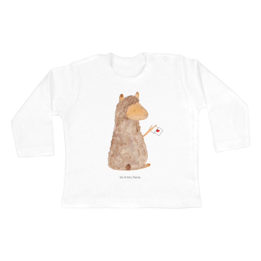 18-24 Monate Baby Longsleeve Alpaka Fahne Mädchen, Jungen, Baby, Langarm, Bio, Kleidung, Longsleeve, Alpaka, Lama, Alpakas, Lamas, Liebe