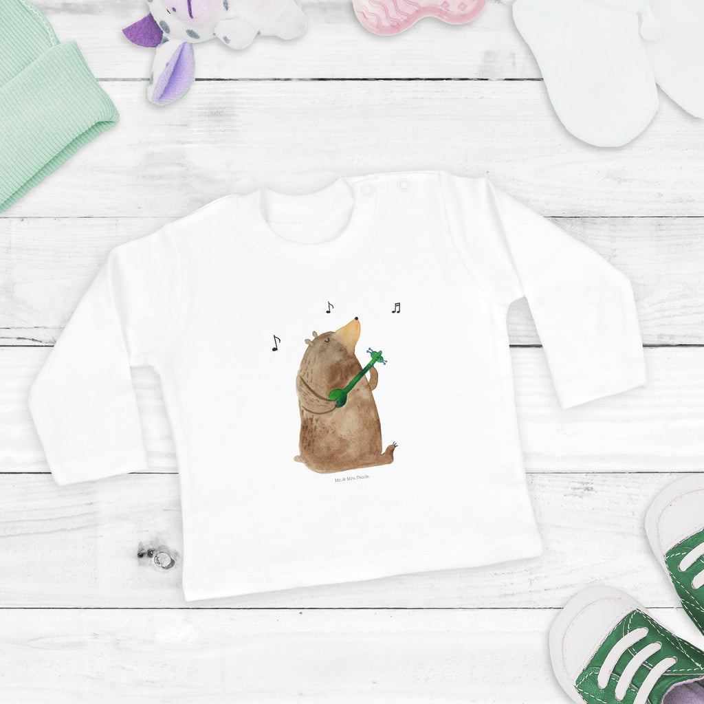 18-24 Monate Baby Longsleeve Bär Gitarre Mädchen, Jungen, Baby, Langarm, Bio, Kleidung, Longsleeve, Bär, Teddy, Teddybär