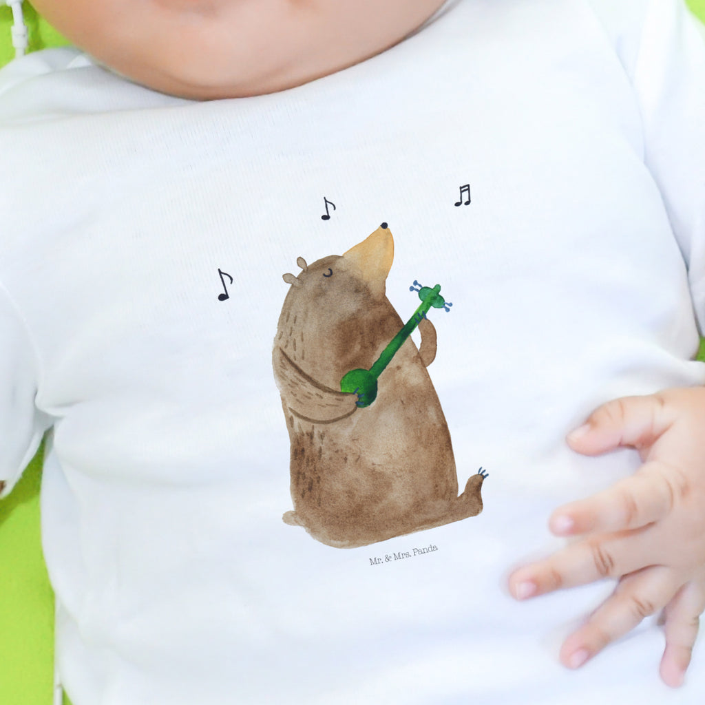 18-24 Monate Baby Longsleeve Bär Gitarre Mädchen, Jungen, Baby, Langarm, Bio, Kleidung, Longsleeve, Bär, Teddy, Teddybär