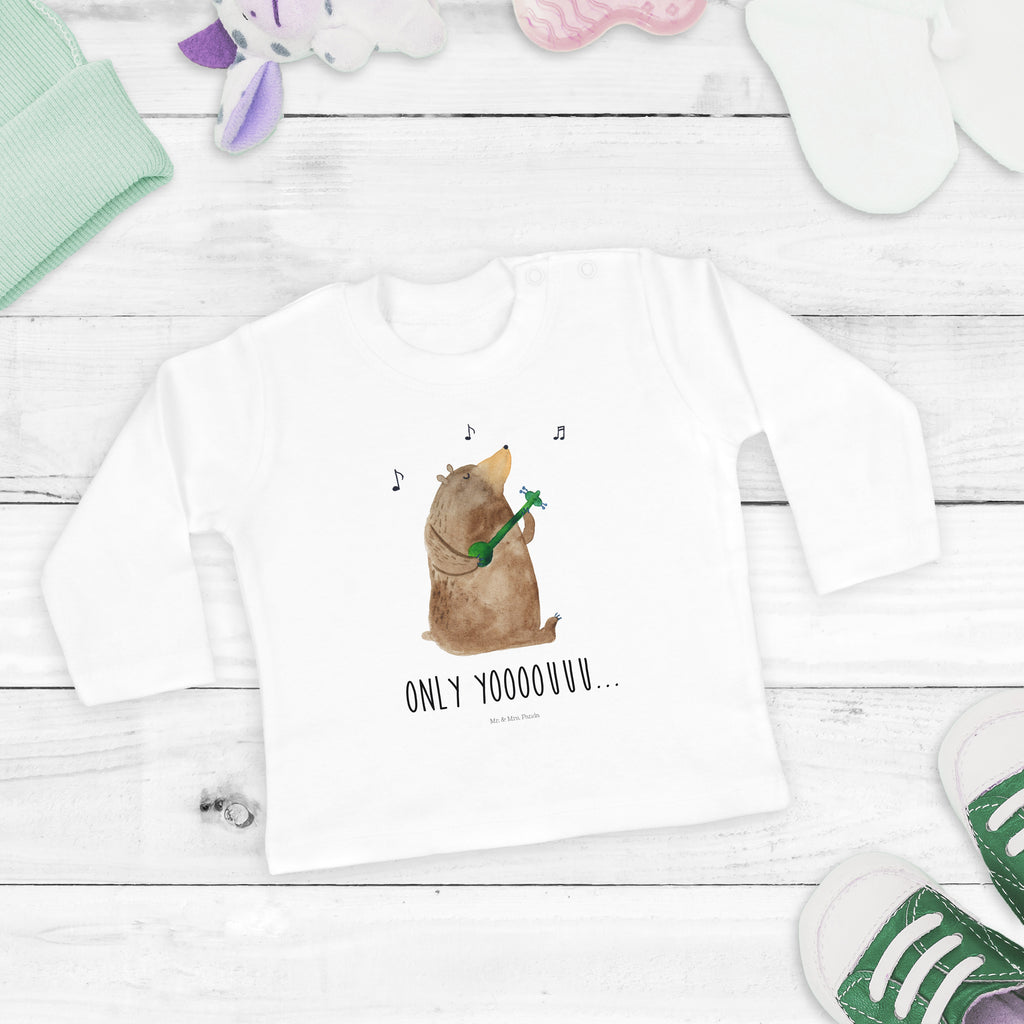 18-24 Monate Baby Longsleeve Bär Gitarre Mädchen, Jungen, Baby, Langarm, Bio, Kleidung, Longsleeve, Bär, Teddy, Teddybär