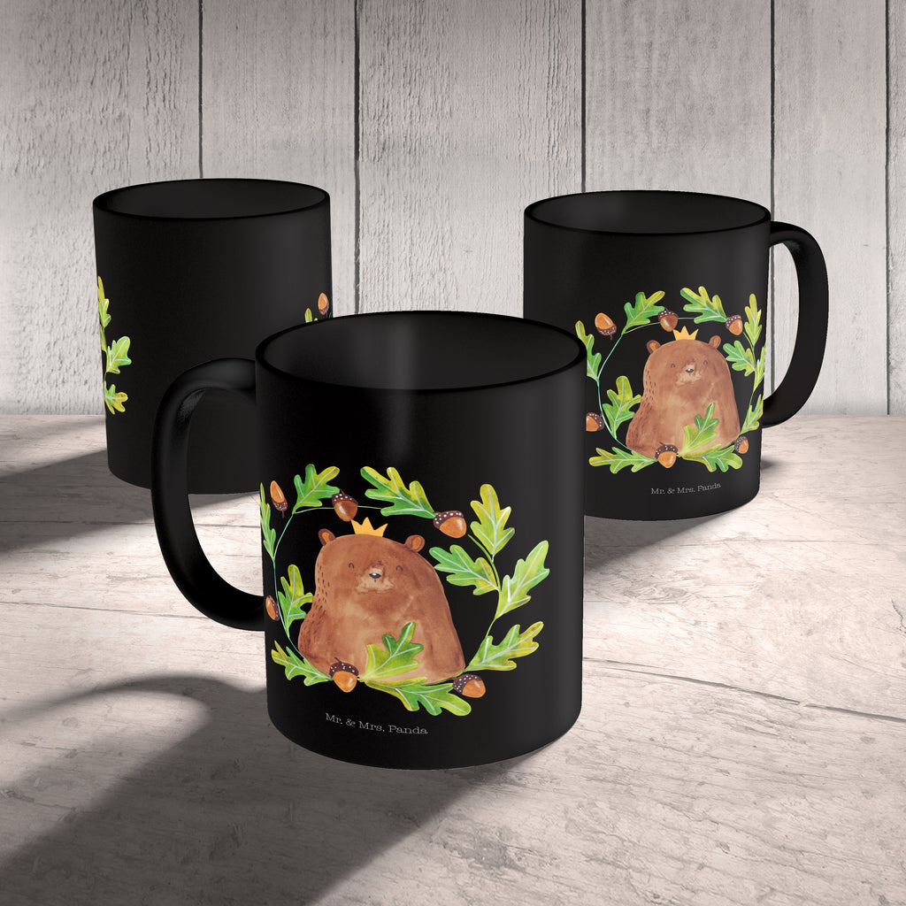 Tasse Bär König Papa, Bär, Papa Bär, bester Vater, bester Papa, weltbester Papa, Vatertag, Vater, Dad, Daddy, Papi, Becher, Kaffeetasse, Kaffeebecher, Tee, Frühstück, Büro  Bär, Teddy, Teddybär