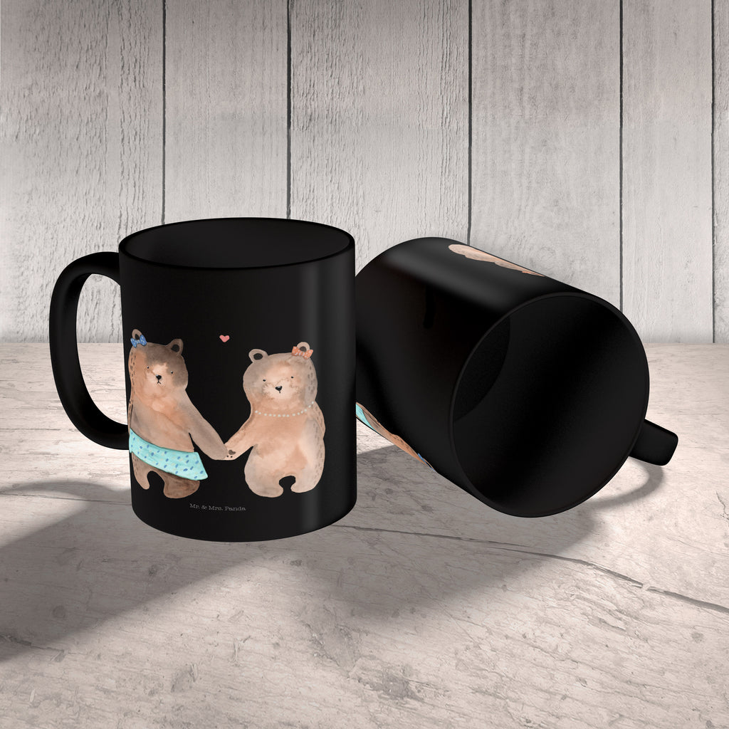 Tasse Bär Freundin Bär Freundin Beste Freund Liebe Liebesbeweis Verliebt Kumpel Kumpeliene Becher, Kaffeetasse, Kaffeebecher, Tee, Frühstück, Büro  Bär, Teddy, Teddybär