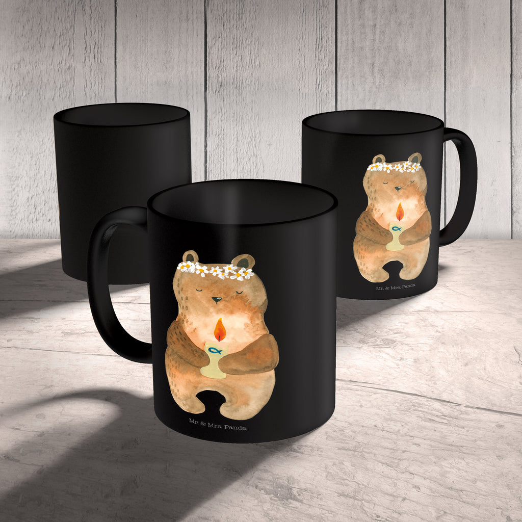 Tasse Kommunion-Bär Kommunion, Gottes Segen, Taufkerze, katholisch Becher, Kaffeetasse, Kaffeebecher, Tee, Frühstück, Büro  Bär, Teddy, Teddybär