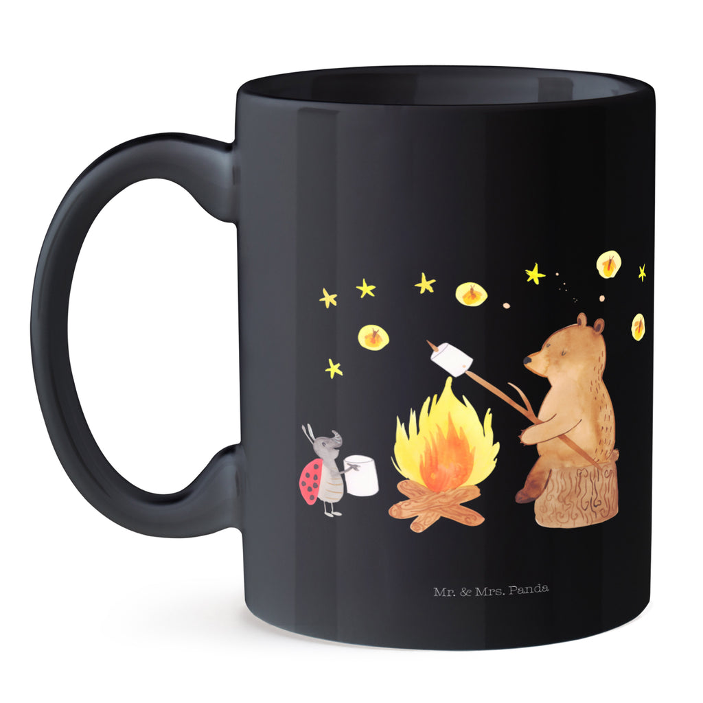 Tasse Bär & Marienkäfer Lagerfeuer Lagerfeuer, Bär,  Becher, Kaffeetasse, Kaffeebecher, Tee, Frühstück, Büro  Bär, Teddy, Teddybär
