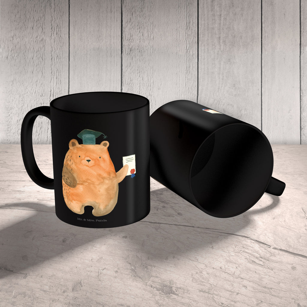 Tasse Prüfungsbär Abitur, Prüfungen, Prüfung bestanden, Abschluss, Zeugnis, Abschlusszeugnis Becher, Kaffeetasse, Kaffeebecher, Tee, Frühstück, Büro  Bär, Teddy, Teddybär