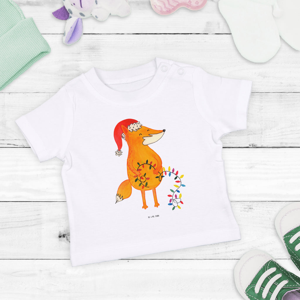Organic Baby Shirt Fuchs Weihnachten Baby T-Shirt, Jungen Baby T-Shirt, Mädchen Baby T-Shirt, Shirt, Winter, Weihnachten, Weihnachtsdeko, Nikolaus, Advent, Heiligabend, Wintermotiv, Fuchs, Füchse, Spruch schön, Geschenk Weihnachten, Weihnachtsmann, Weihnachtszeit