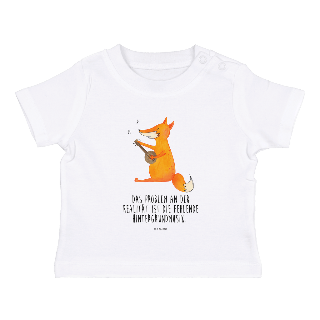 Organic Baby Shirt Fuchs Gitarre Baby T-Shirt, Jungen Baby T-Shirt, Mädchen Baby T-Shirt, Shirt, Fuchs, Füchse, Geschenk Musiker, Musik Spruch, Musikerin, Sänger, Sängerin, Gitarre
