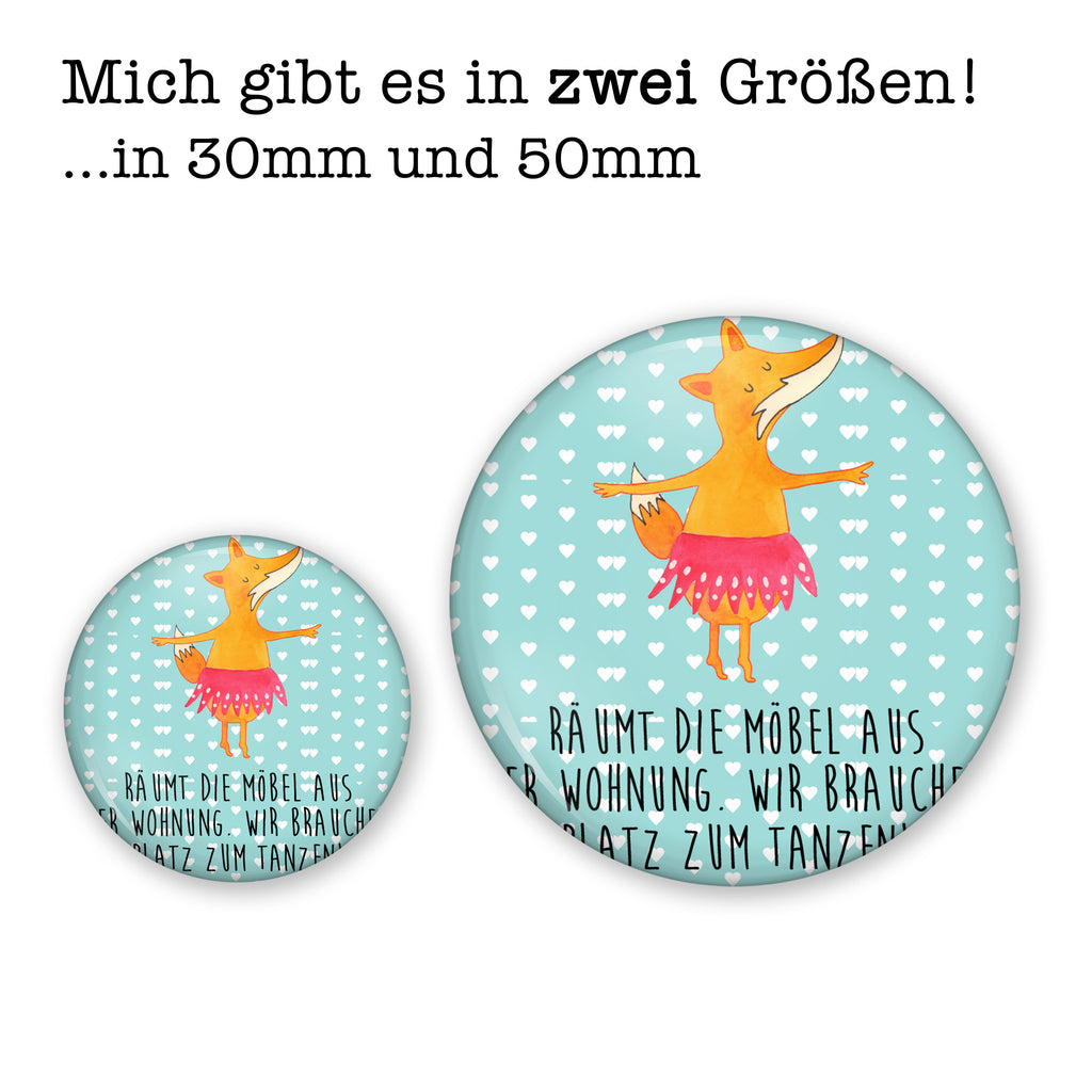 50mm Button Fuchs Ballerina 50mm Button, Button, Pin, Anstecknadel, Fuchs, Fuchs Spruch, Füchse, Füchsin, Ballerina, Ballett, Tänzerin, Tanzen, Party, Einladung, Geburtstag