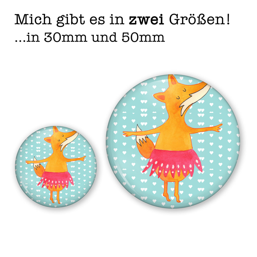 50mm Button Fuchs Ballerina 50mm Button, Button, Pin, Anstecknadel, Fuchs, Fuchs Spruch, Füchse, Füchsin, Ballerina, Ballett, Tänzerin, Tanzen, Party, Einladung, Geburtstag