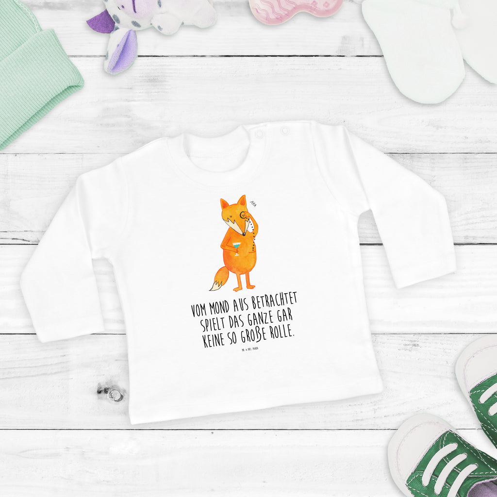 3-6 Monate Baby Longsleeve Fuchs Lord Mädchen, Jungen, Baby, Langarm, Bio, Kleidung, Fuchs, Füchse, tröstende Worte, Spruch lustig, Liebeskummer Geschenk, Motivation Spruch, Problemlösung